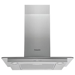 Hotpoint PHFG7.5FABX Chimney Cooker Hood, Stainless Steel
